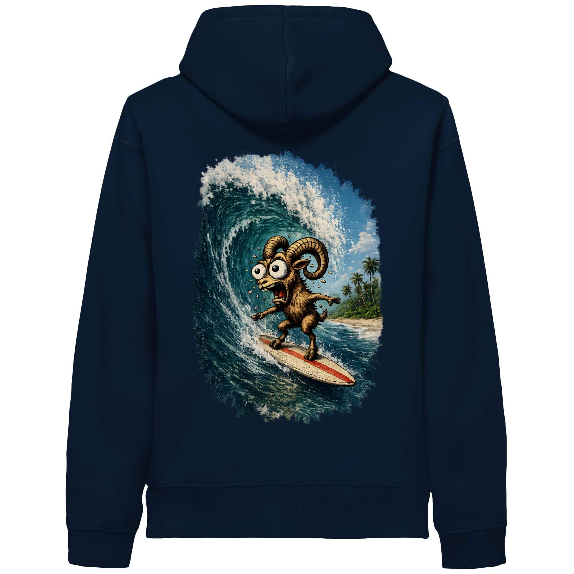 Tiefenblick Urlaub Fun  - Organic Side Pocket Hoodie