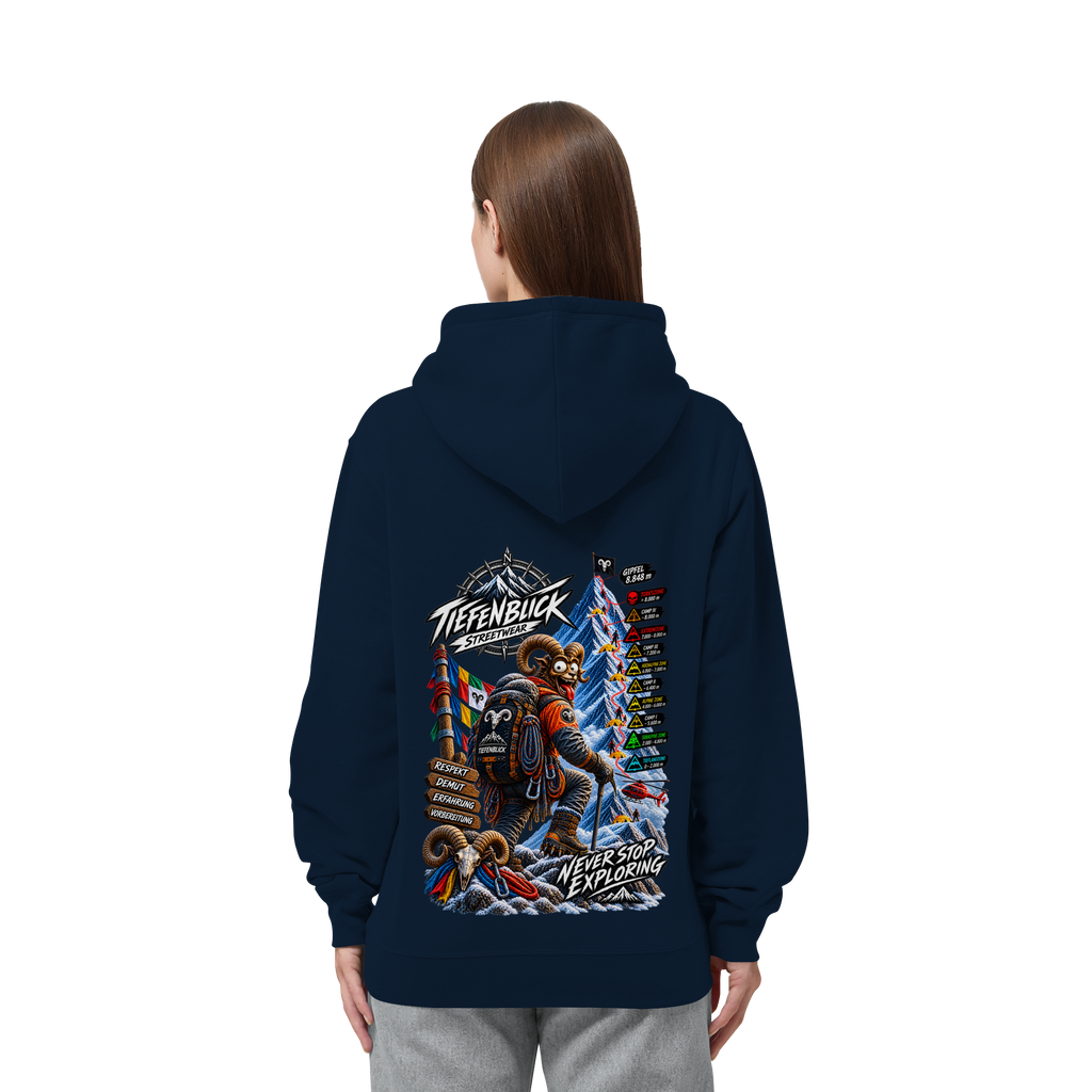 Tiefenblick Todeszone Fun - Organic Side Pocket Hoodie