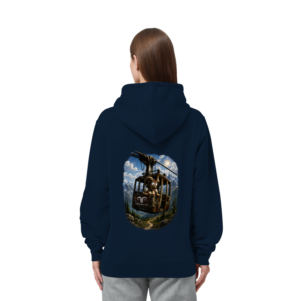 Tiefenblick Gondel Adrenalin Fun - Organic Side Pocket Hoodie