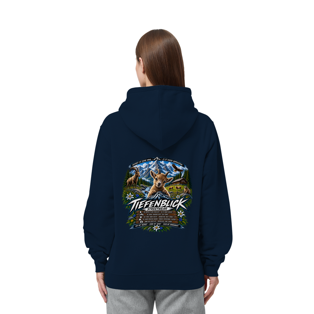 Tiefenblick Respekt Edition - Organic Side Pocket Hoodie