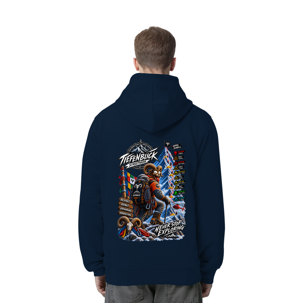 Tiefenblick Todeszone Fun - Organic Side Pocket Hoodie