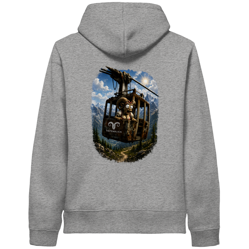 Tiefenblick Gondel Adrenalin Fun - Organic Side Pocket Hoodie
