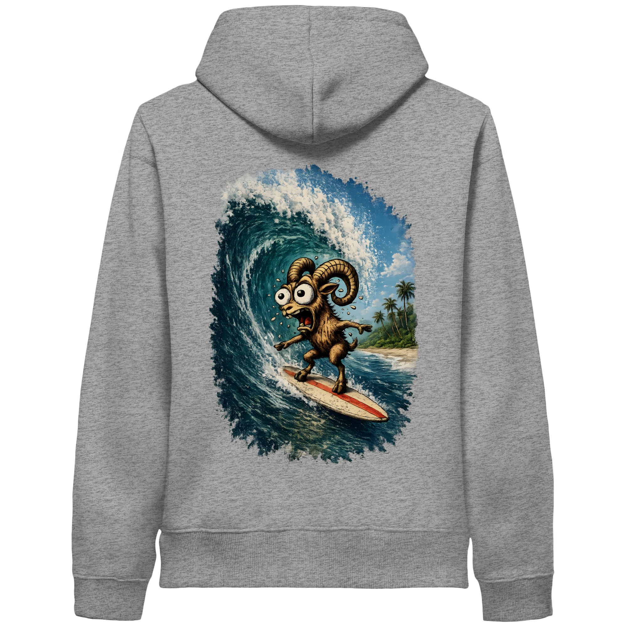 Tiefenblick Urlaub Fun  - Organic Side Pocket Hoodie