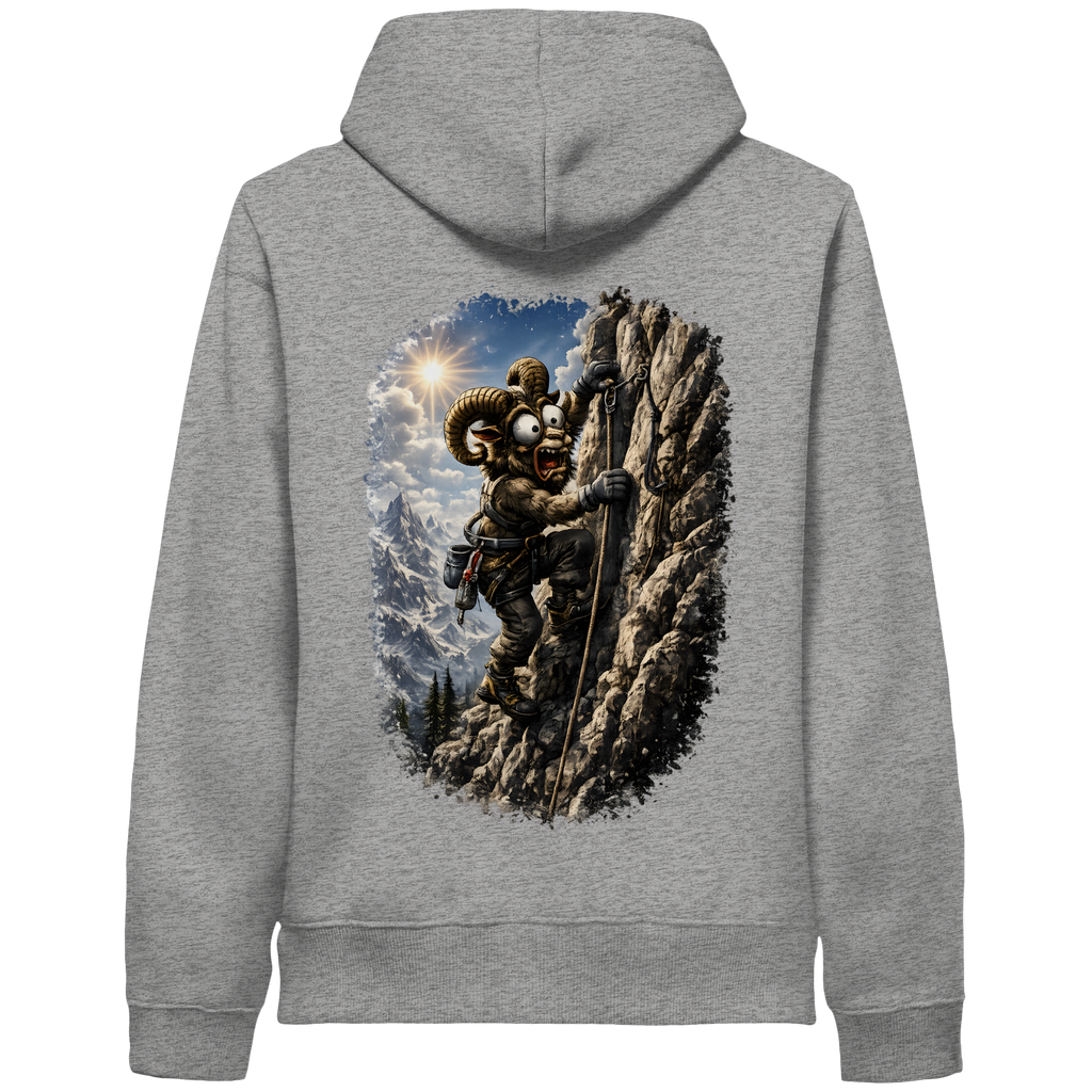 Tiefenblick Klettern - Organic Side Pocket Hoodie