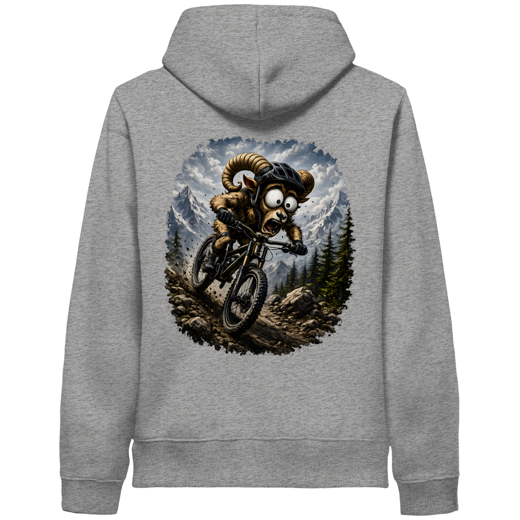 Tiefenblick Downhill - Organic Side Pocket Hoodie