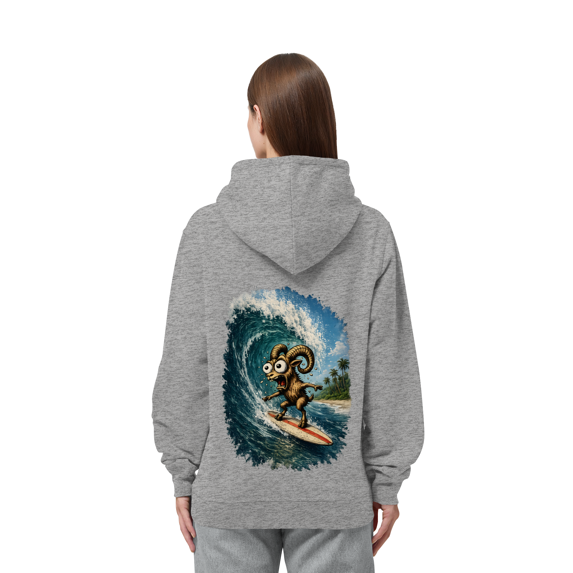 Tiefenblick Urlaub Fun  - Organic Side Pocket Hoodie