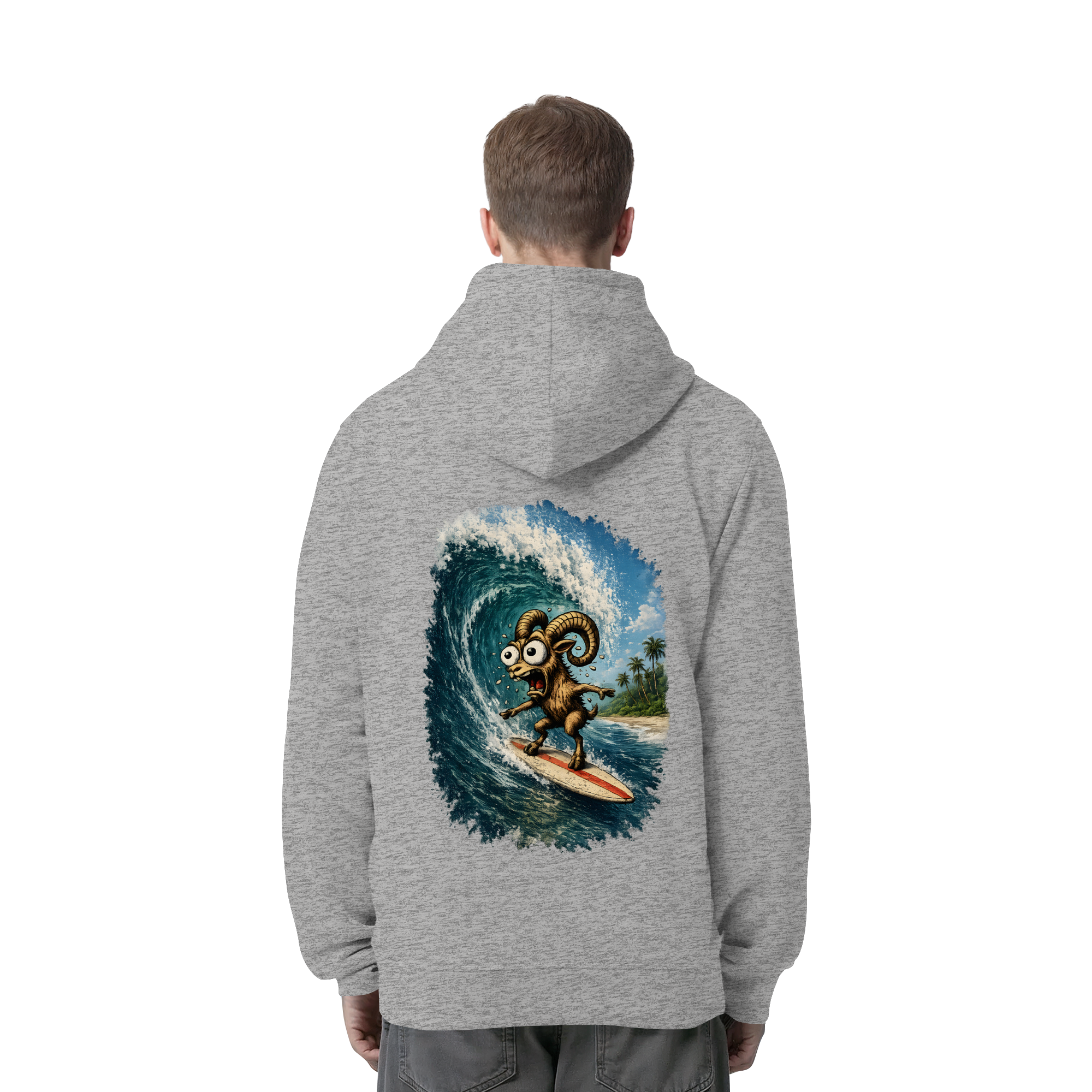 Tiefenblick Urlaub Fun  - Organic Side Pocket Hoodie