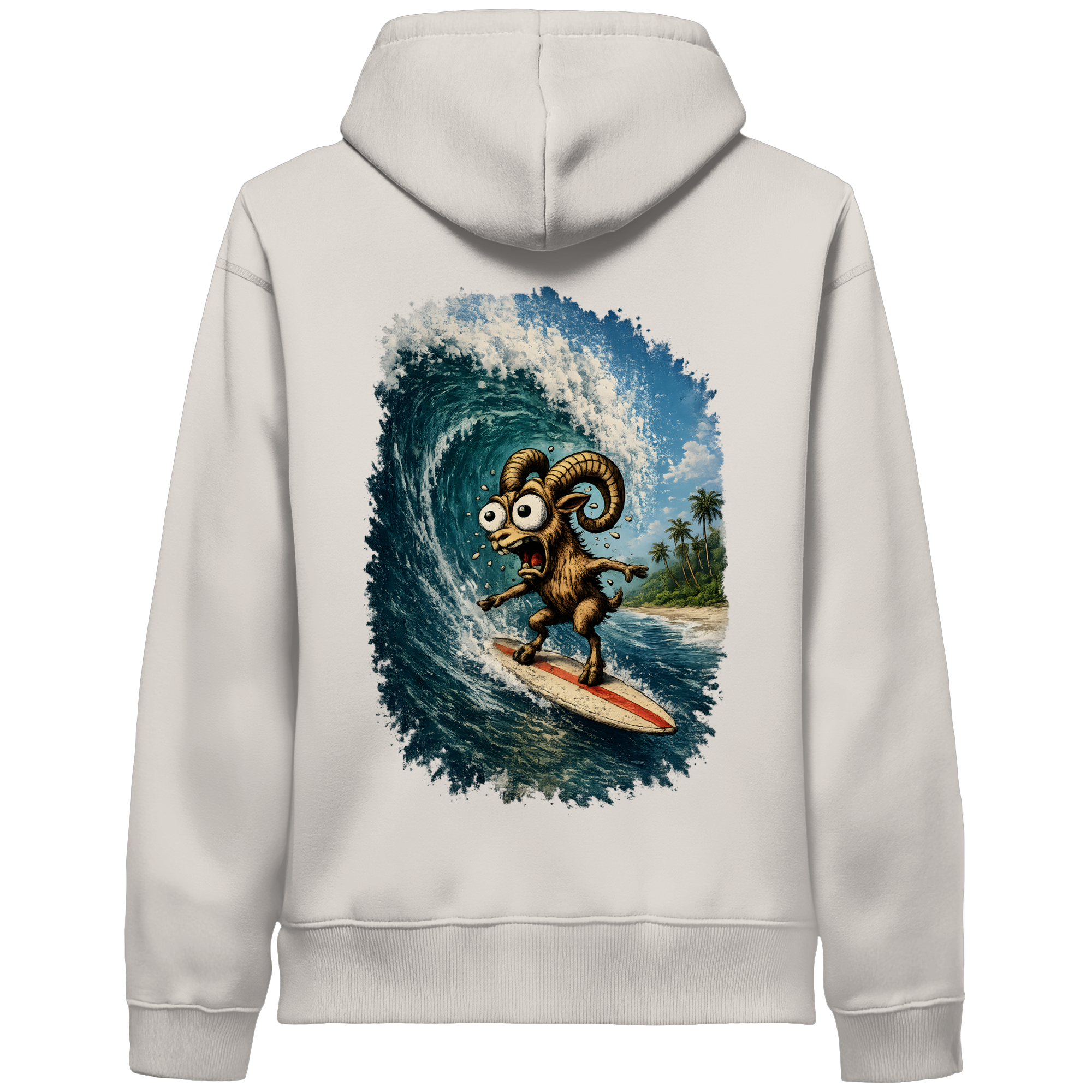 Tiefenblick Urlaub Fun  - Organic Side Pocket Hoodie