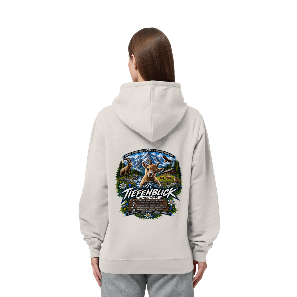 Tiefenblick Respekt Edition - Organic Side Pocket Hoodie