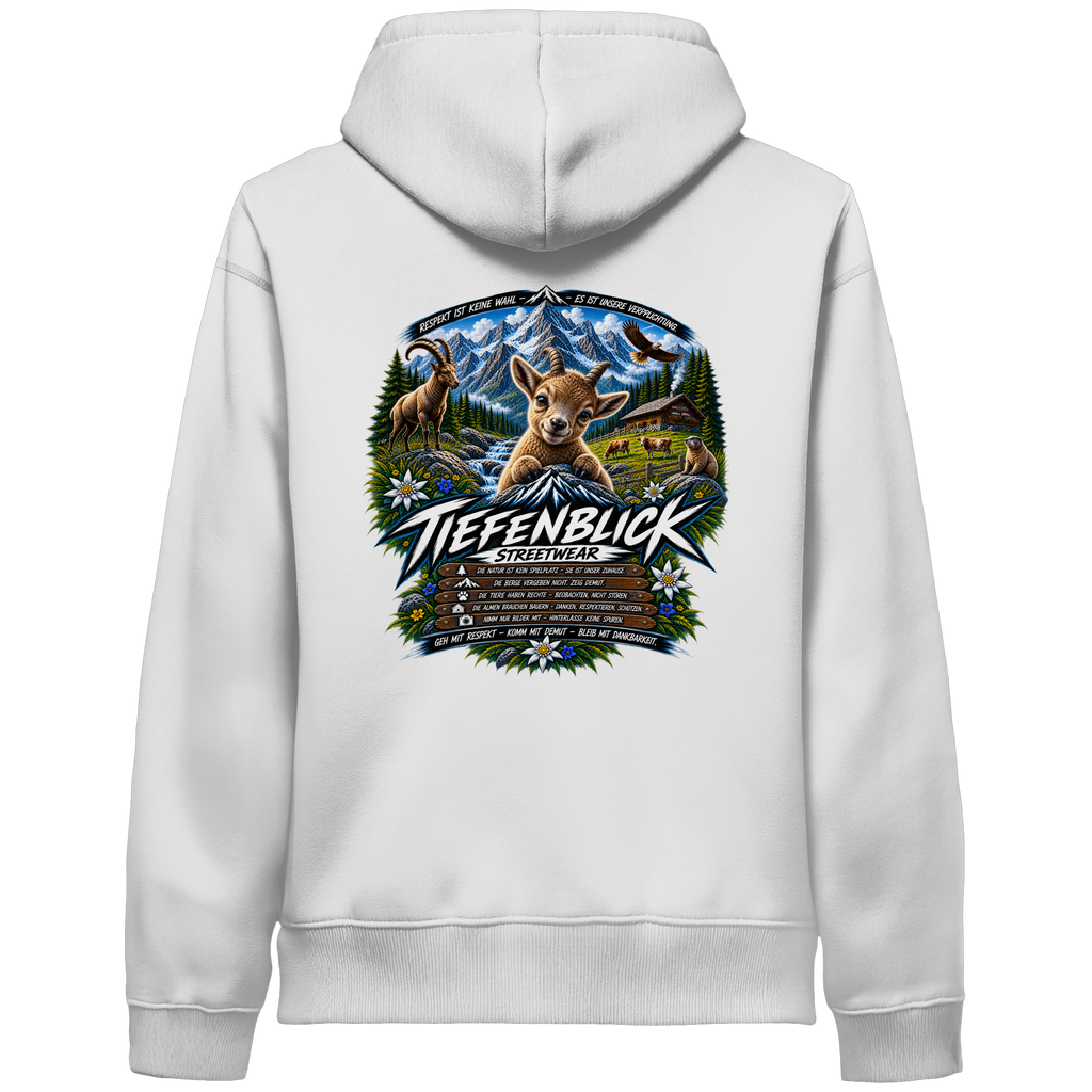 Tiefenblick Respekt Edition - Organic Side Pocket Hoodie