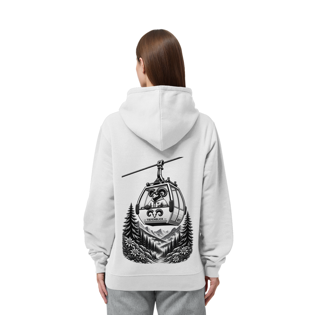 Tiefenblick Gondel Fun  - Organic Side Pocket Hoodie