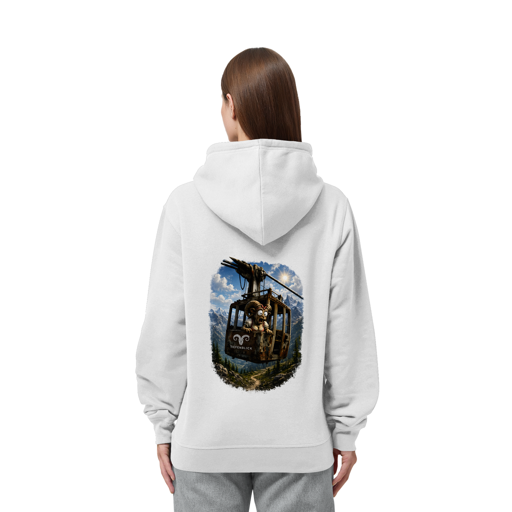 Tiefenblick Gondel Adrenalin Fun - Organic Side Pocket Hoodie