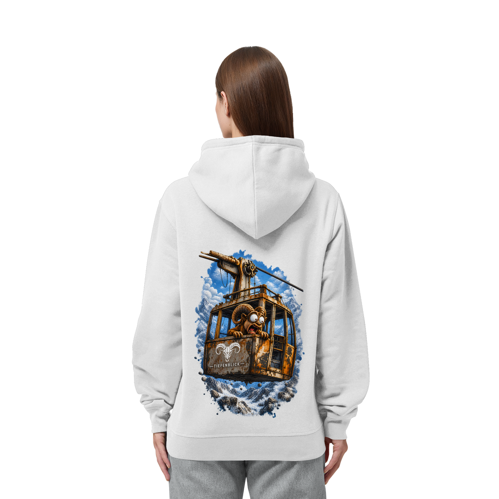 Tiefenblick Adrenalin Gondel Fun - Organic Side Pocket Hoodie