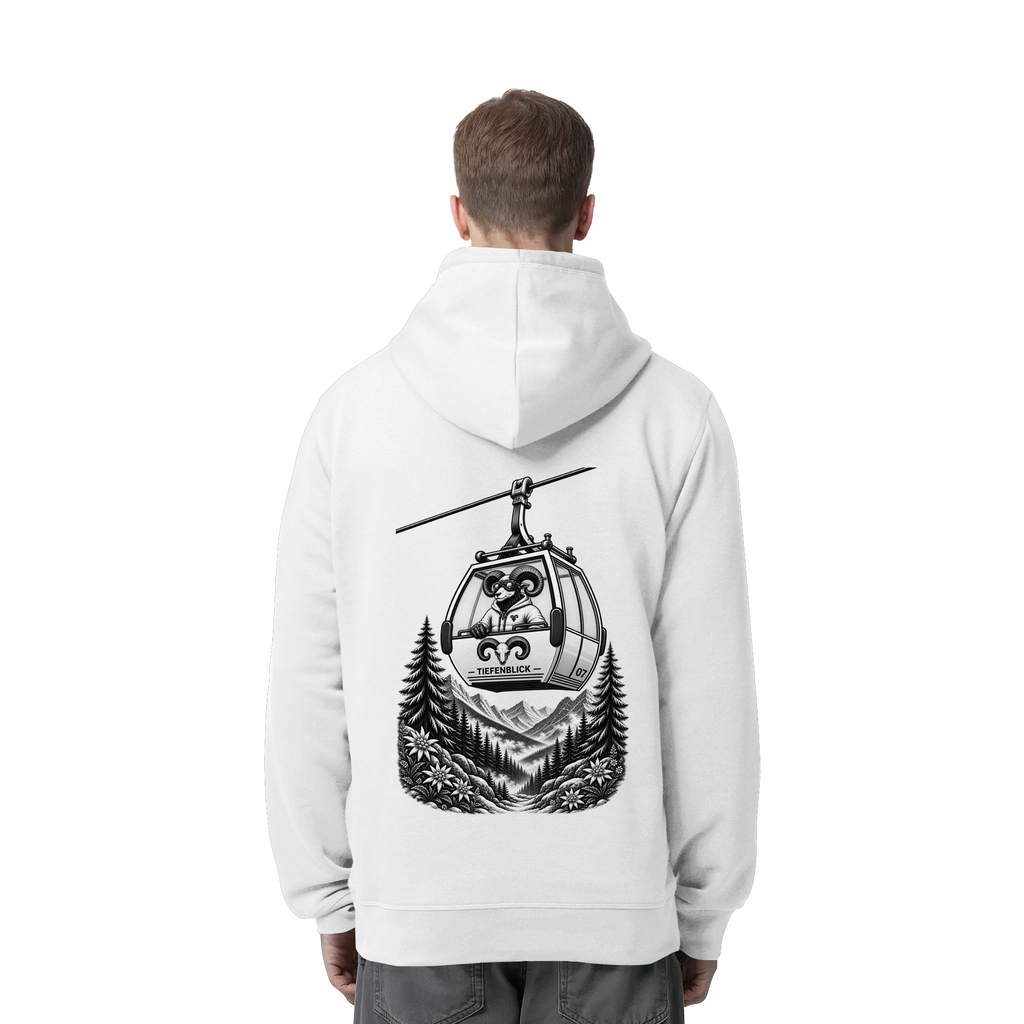 Tiefenblick Gondel Fun  - Organic Side Pocket Hoodie