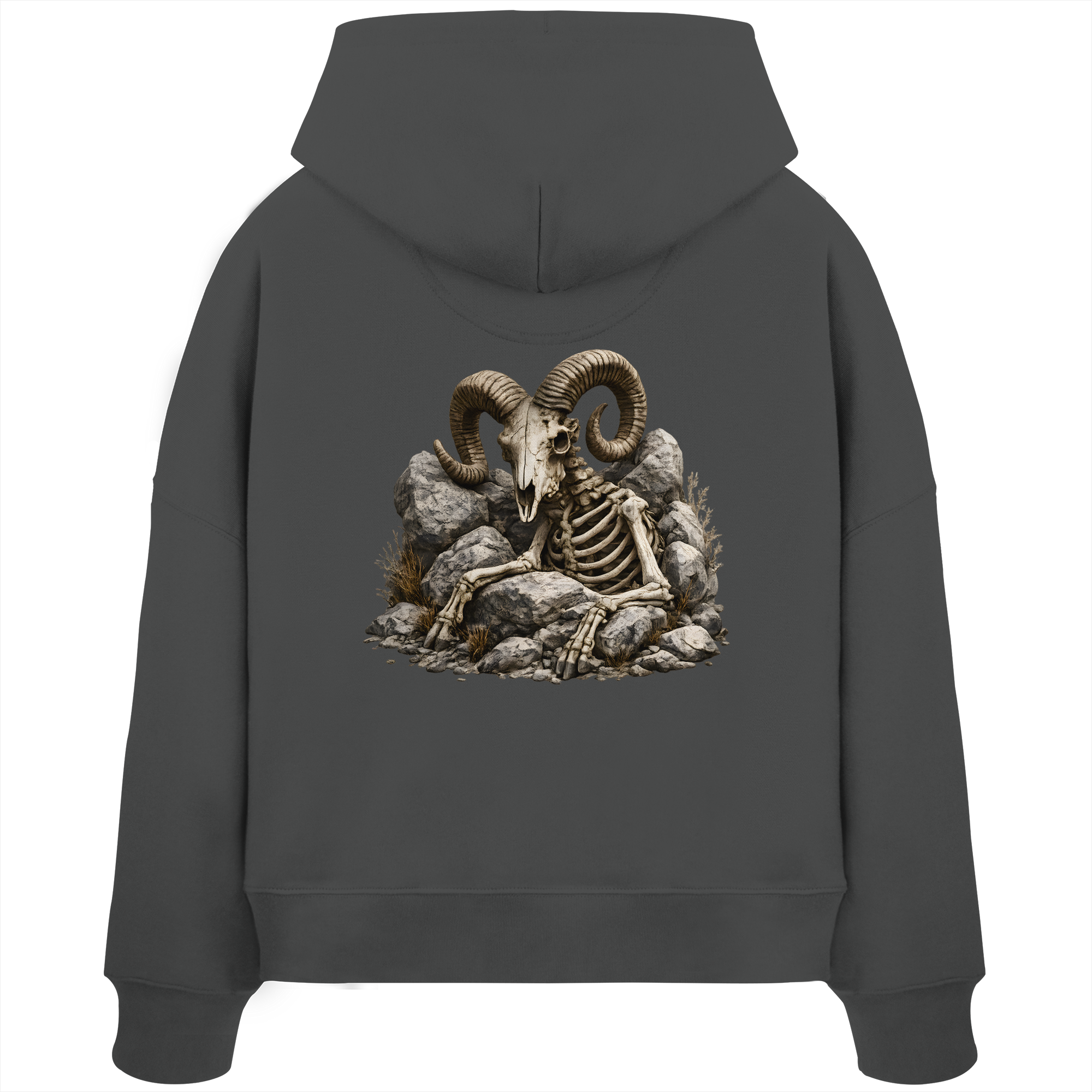 Tiefenblick Skelett Fun - Womens Organic Boxcut Hoodie