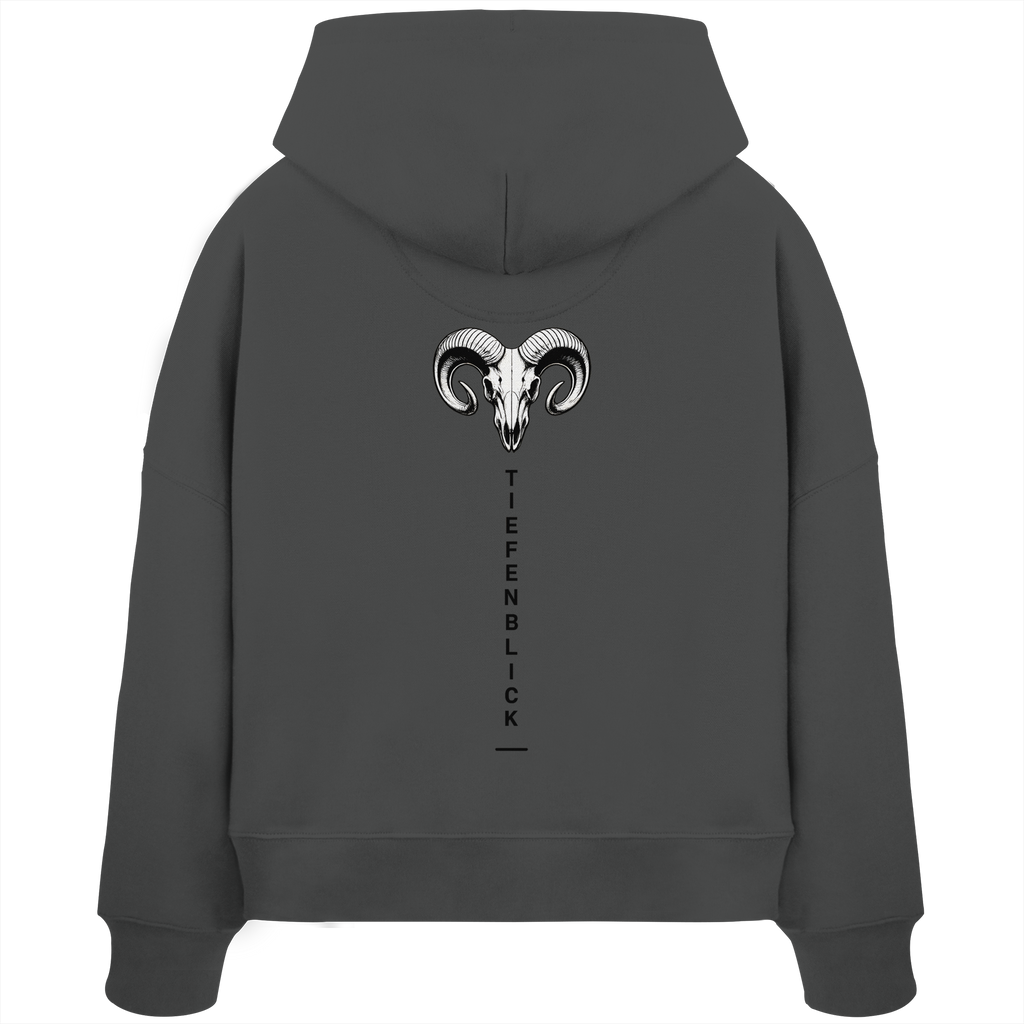 Tiefenblick Tiefenblick 1 Fun - Womens Organic Boxcut Hoodie