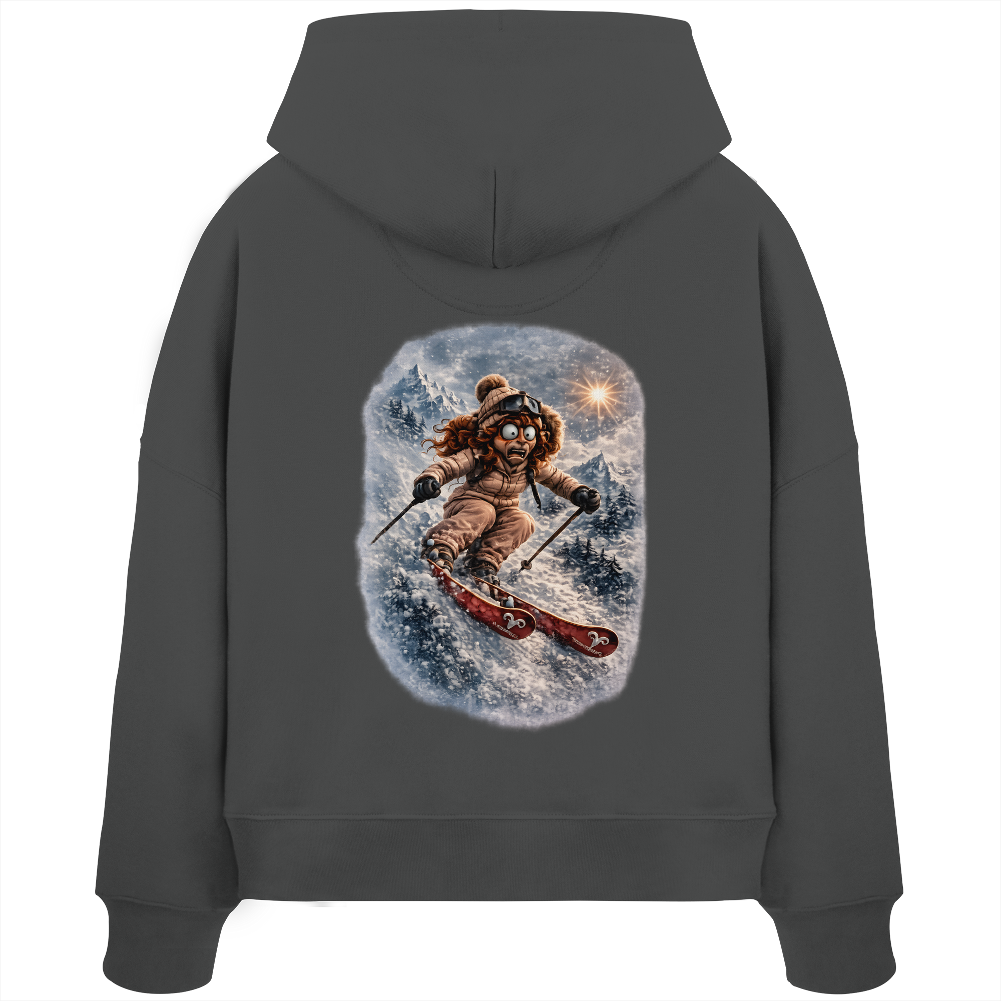 Tiefenblick Ski - Womens Organic Boxcut Hoodie