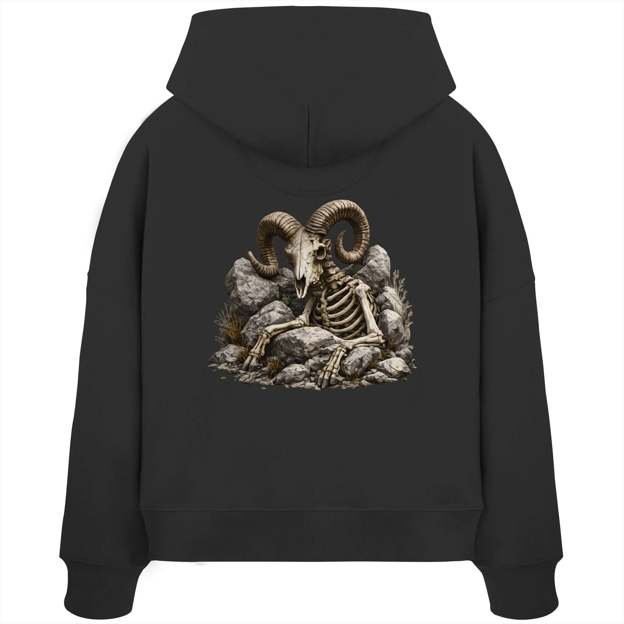 Tiefenblick Skelett Fun - Womens Organic Boxcut Hoodie