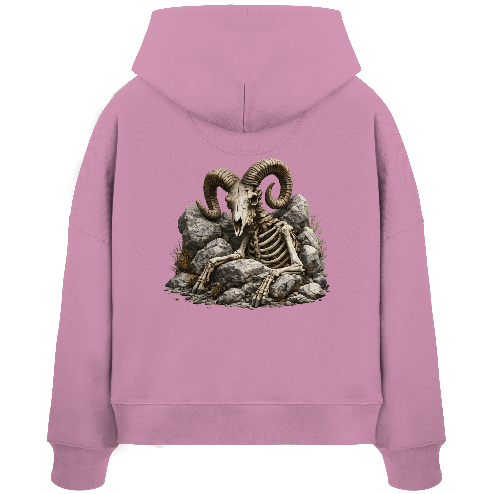 Tiefenblick Skelett Fun - Womens Organic Boxcut Hoodie