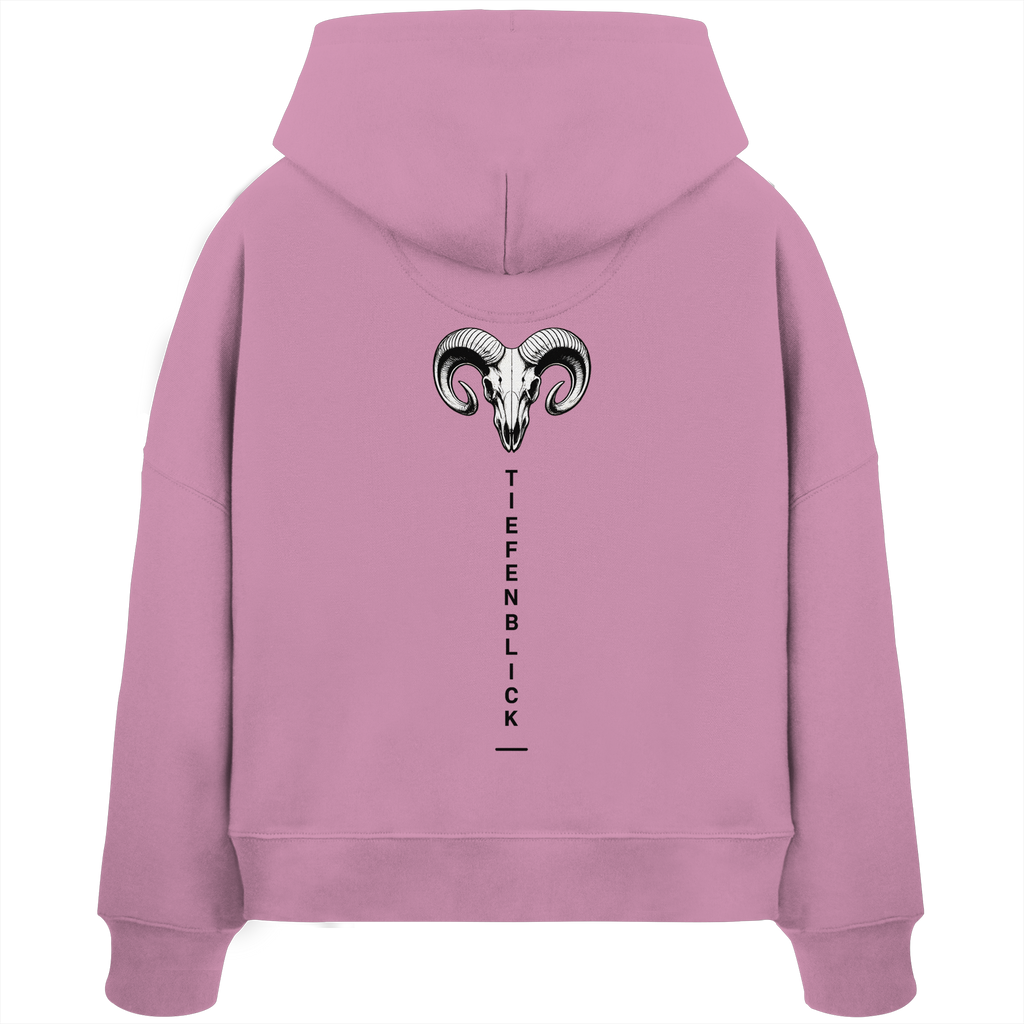 Tiefenblick Tiefenblick 1 Fun - Womens Organic Boxcut Hoodie