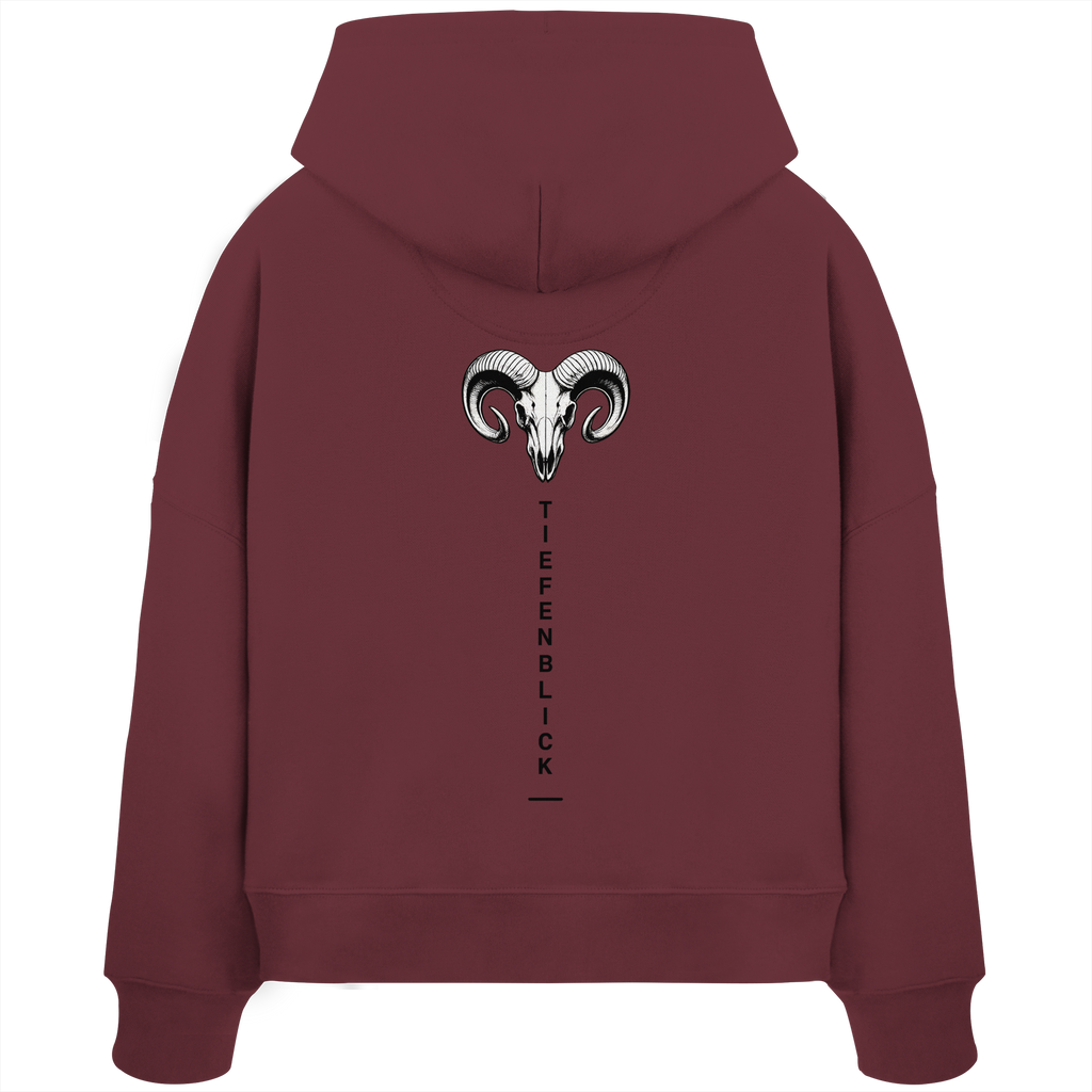Tiefenblick Tiefenblick 1 Fun - Womens Organic Boxcut Hoodie