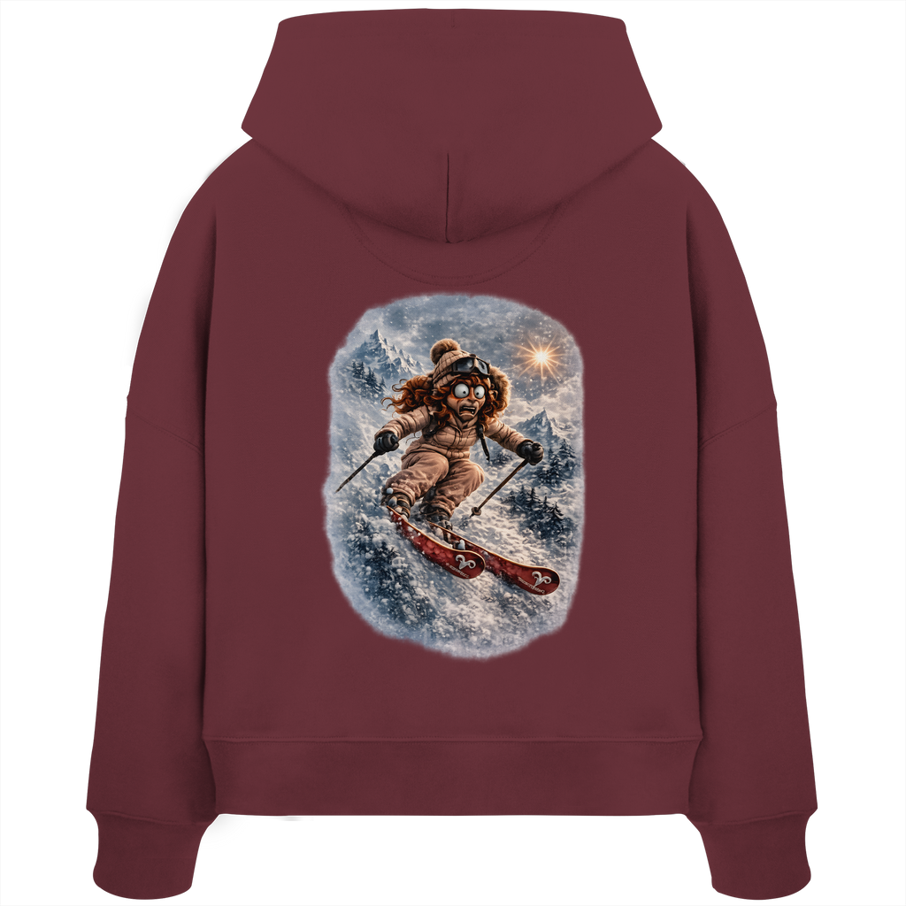 Tiefenblick Ski - Womens Organic Boxcut Hoodie