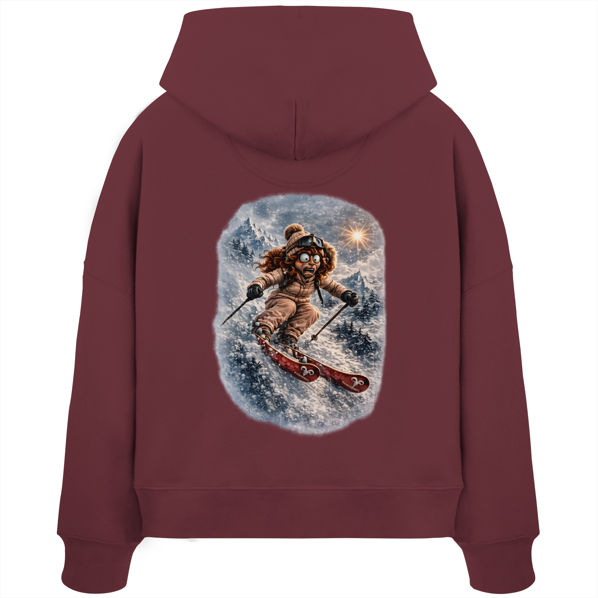 Tiefenblick Ski - Womens Organic Boxcut Hoodie