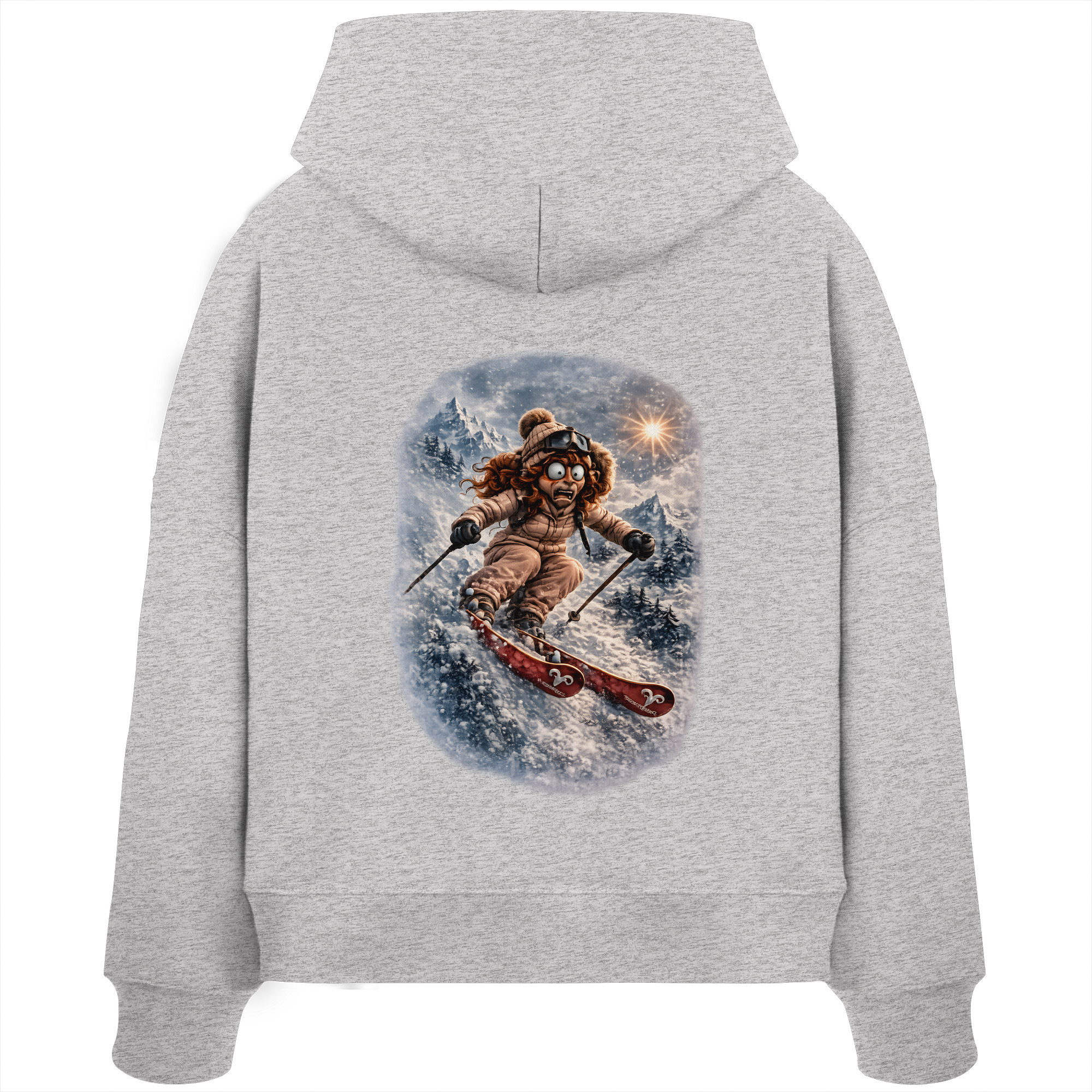 Tiefenblick Ski - Womens Organic Boxcut Hoodie