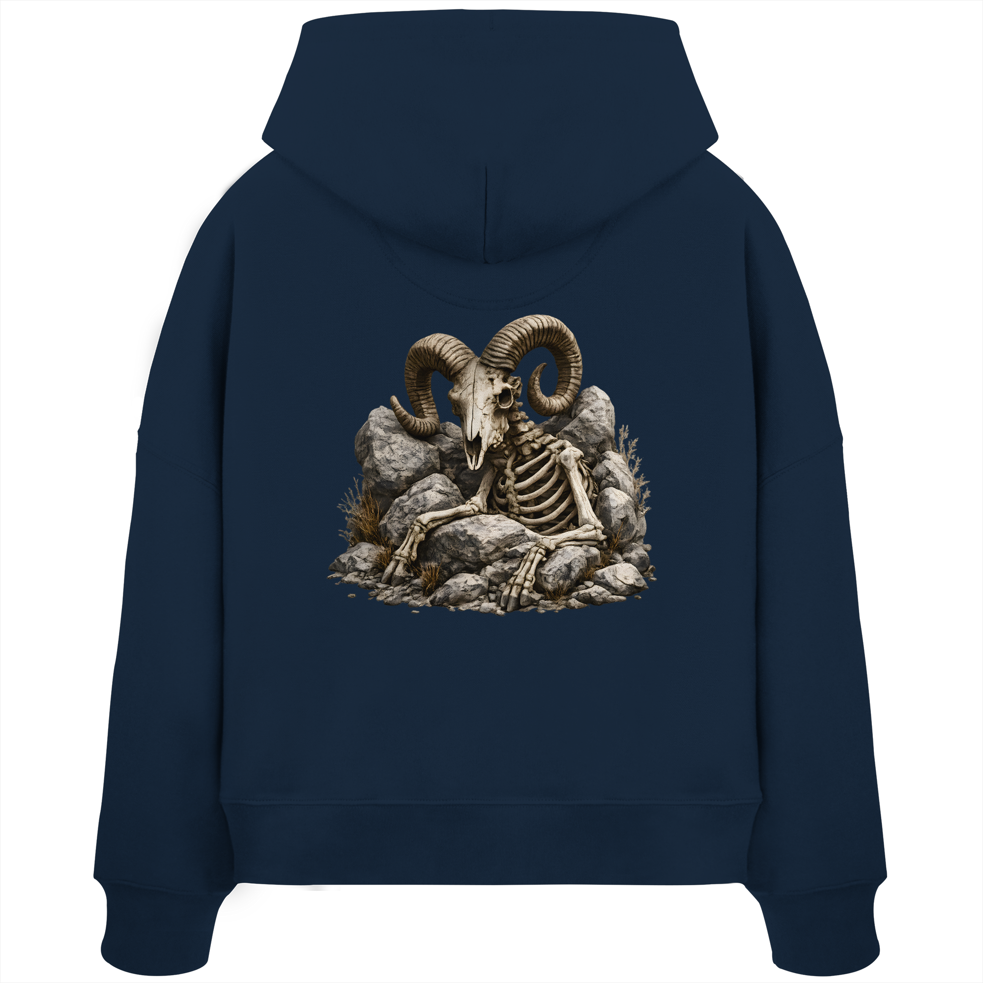 Tiefenblick Skelett Fun - Womens Organic Boxcut Hoodie