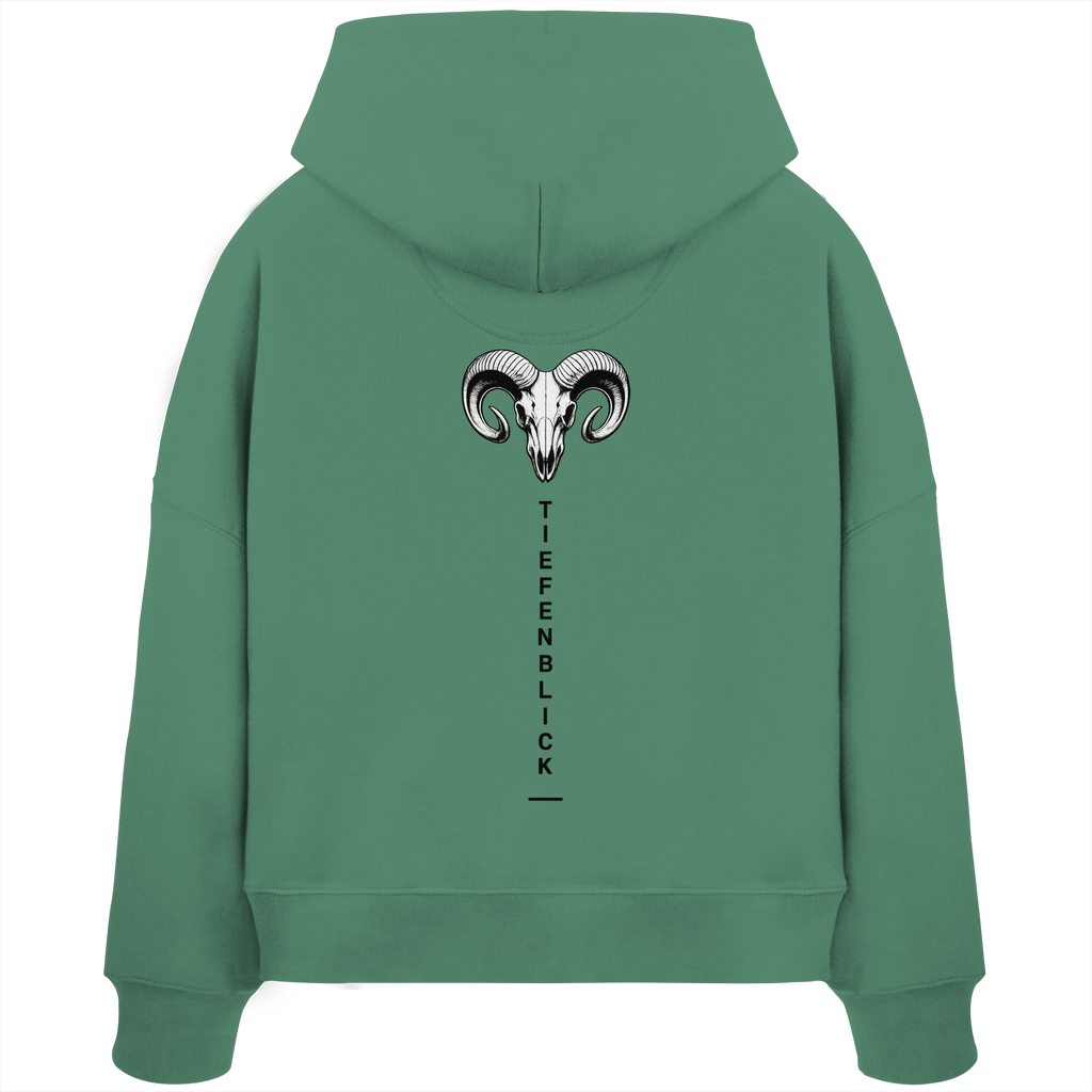 Tiefenblick Tiefenblick 1 Fun - Womens Organic Boxcut Hoodie