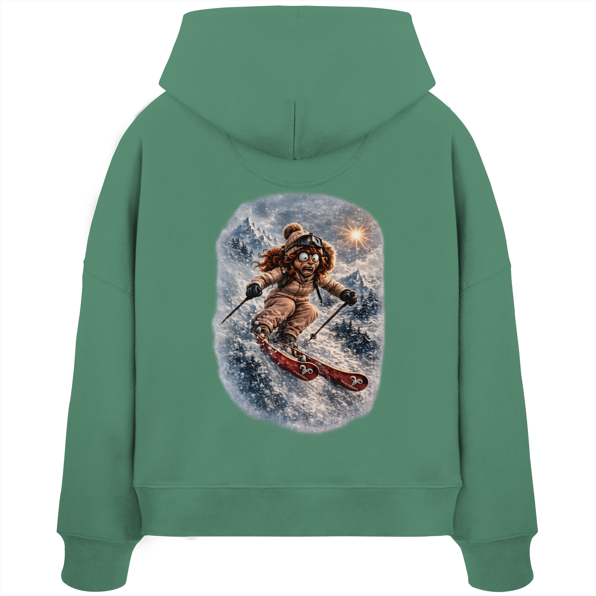 Tiefenblick Ski - Womens Organic Boxcut Hoodie