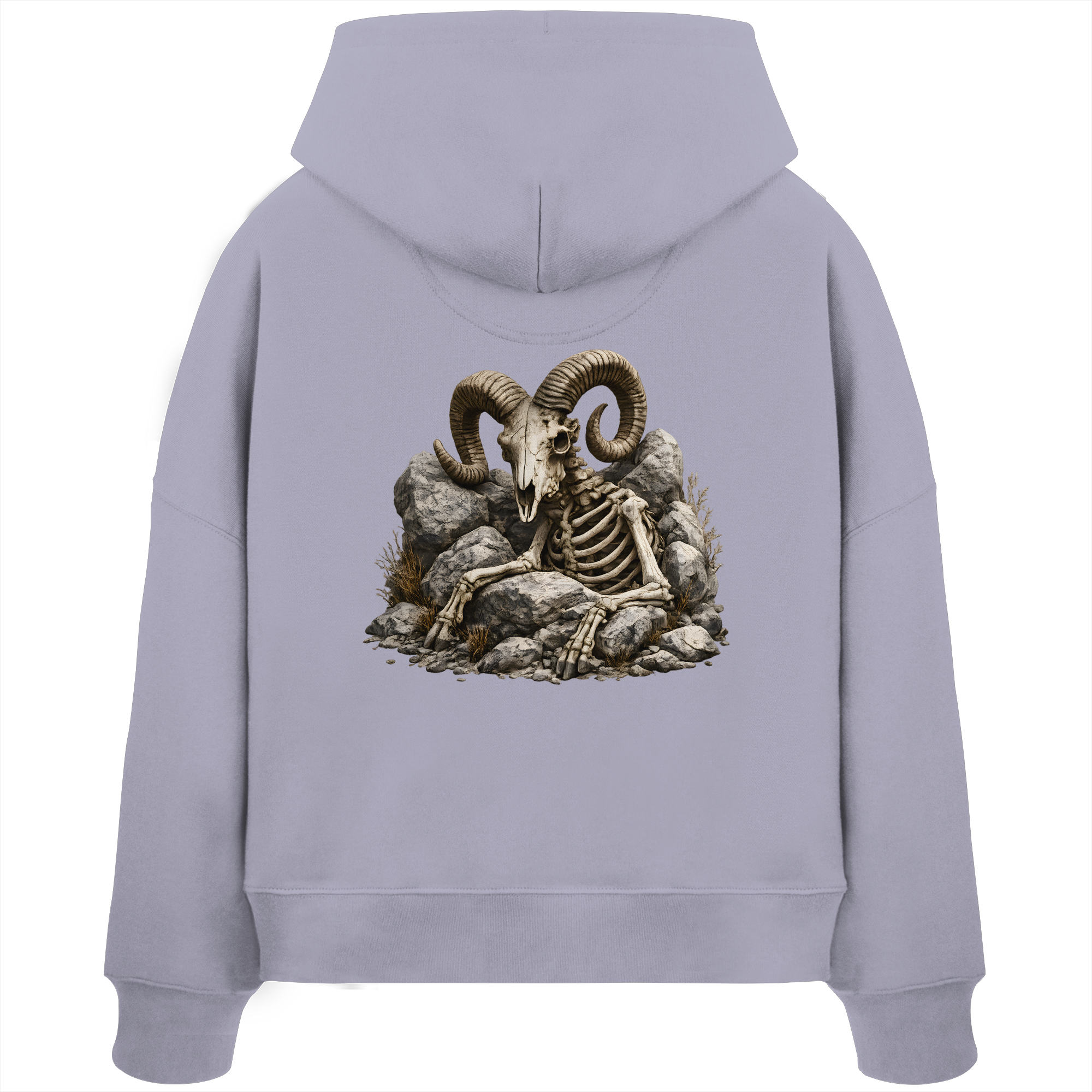 Tiefenblick Skelett Fun - Womens Organic Boxcut Hoodie