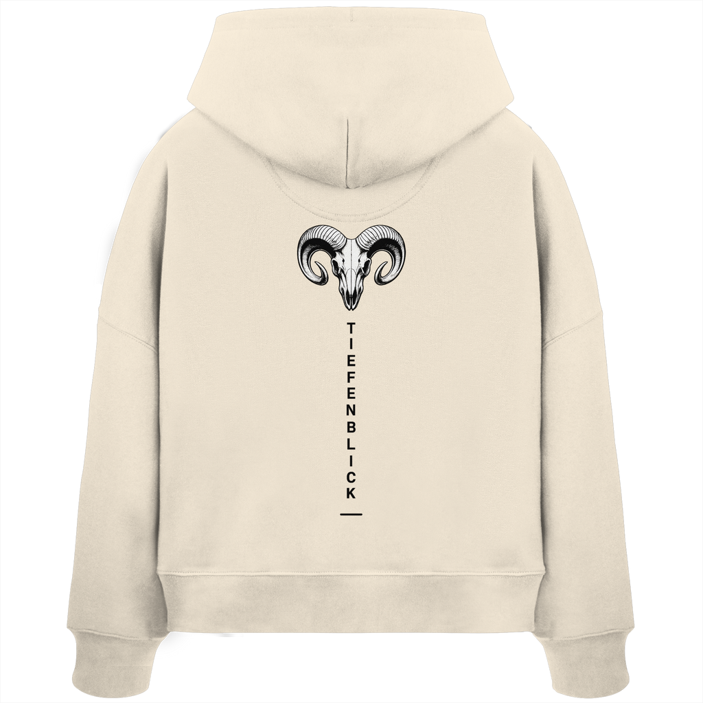 Tiefenblick Tiefenblick 1 Fun - Womens Organic Boxcut Hoodie