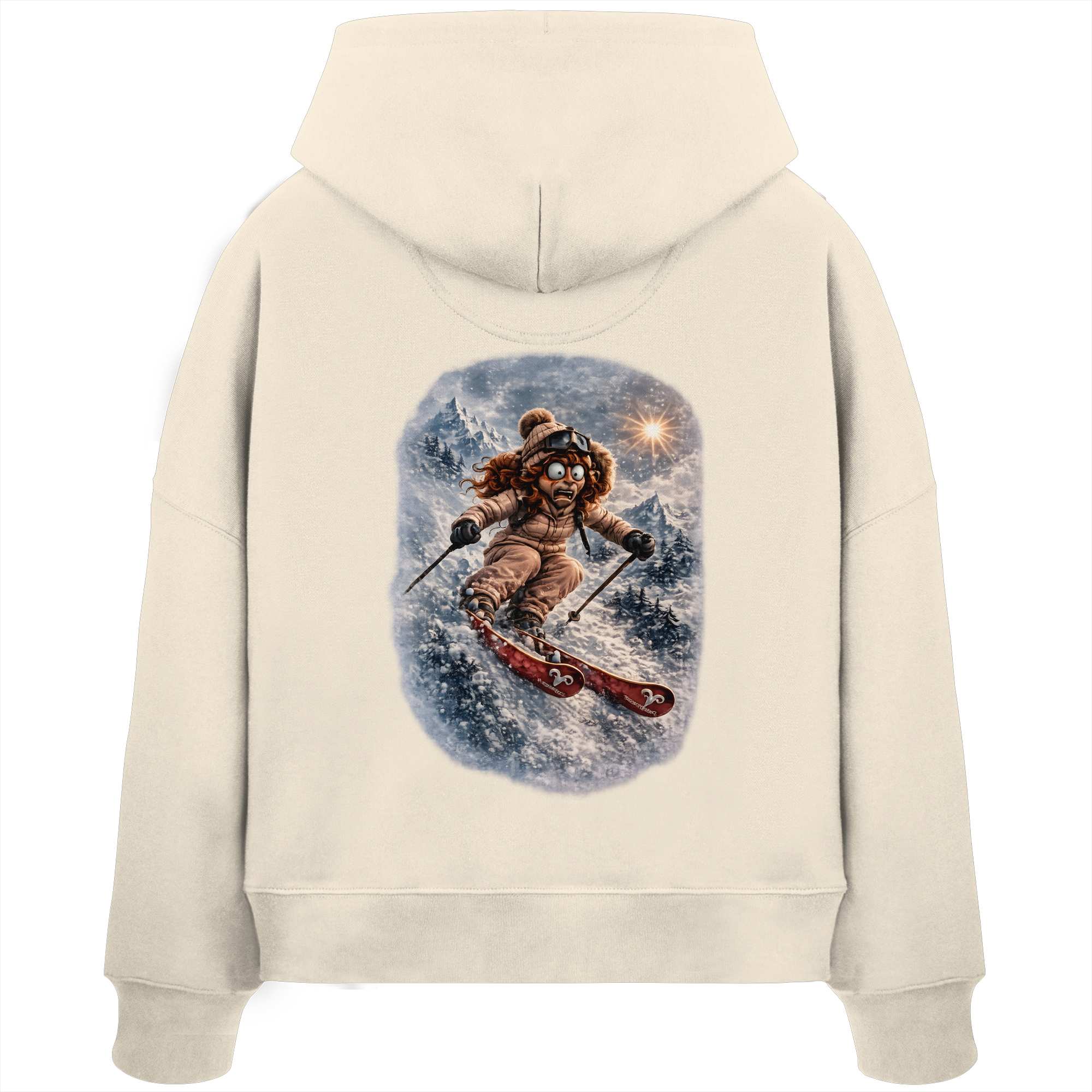 Tiefenblick Ski - Womens Organic Boxcut Hoodie