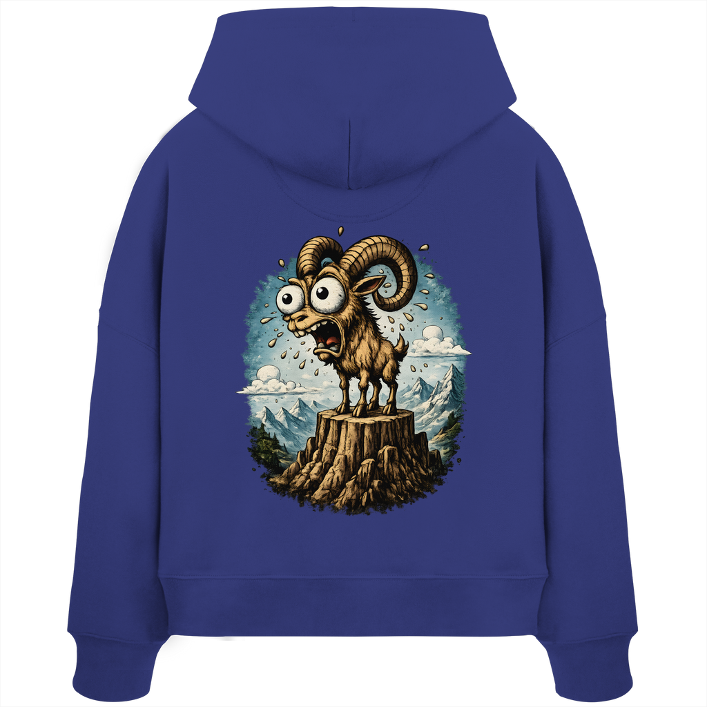 Tiefenblick Tiefe Fun  - Womens Organic Boxcut Hoodie