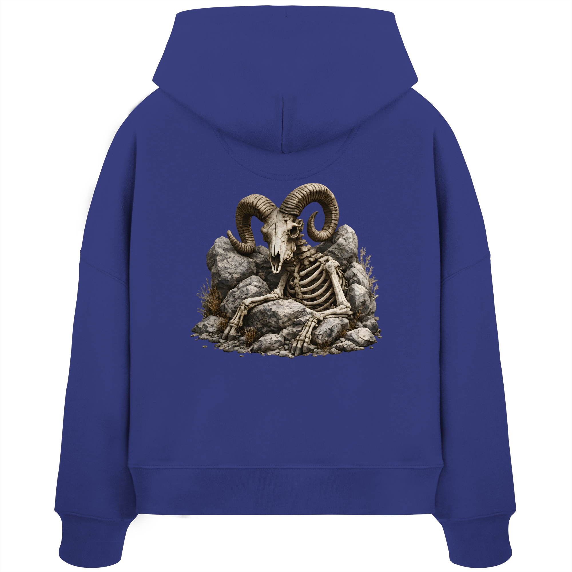 Tiefenblick Skelett Fun - Womens Organic Boxcut Hoodie