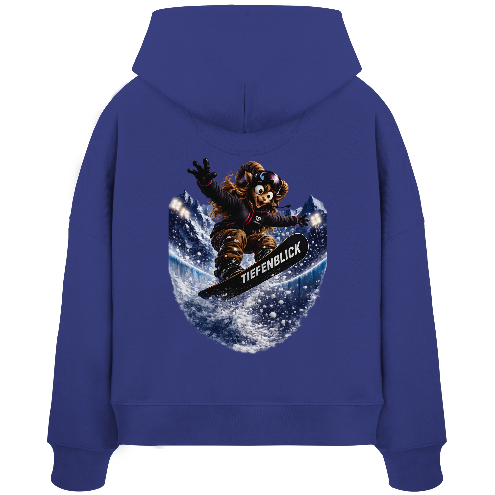 Tiefenblick Snowboarden Halfpipe - Womens Organic Boxcut Hoodie