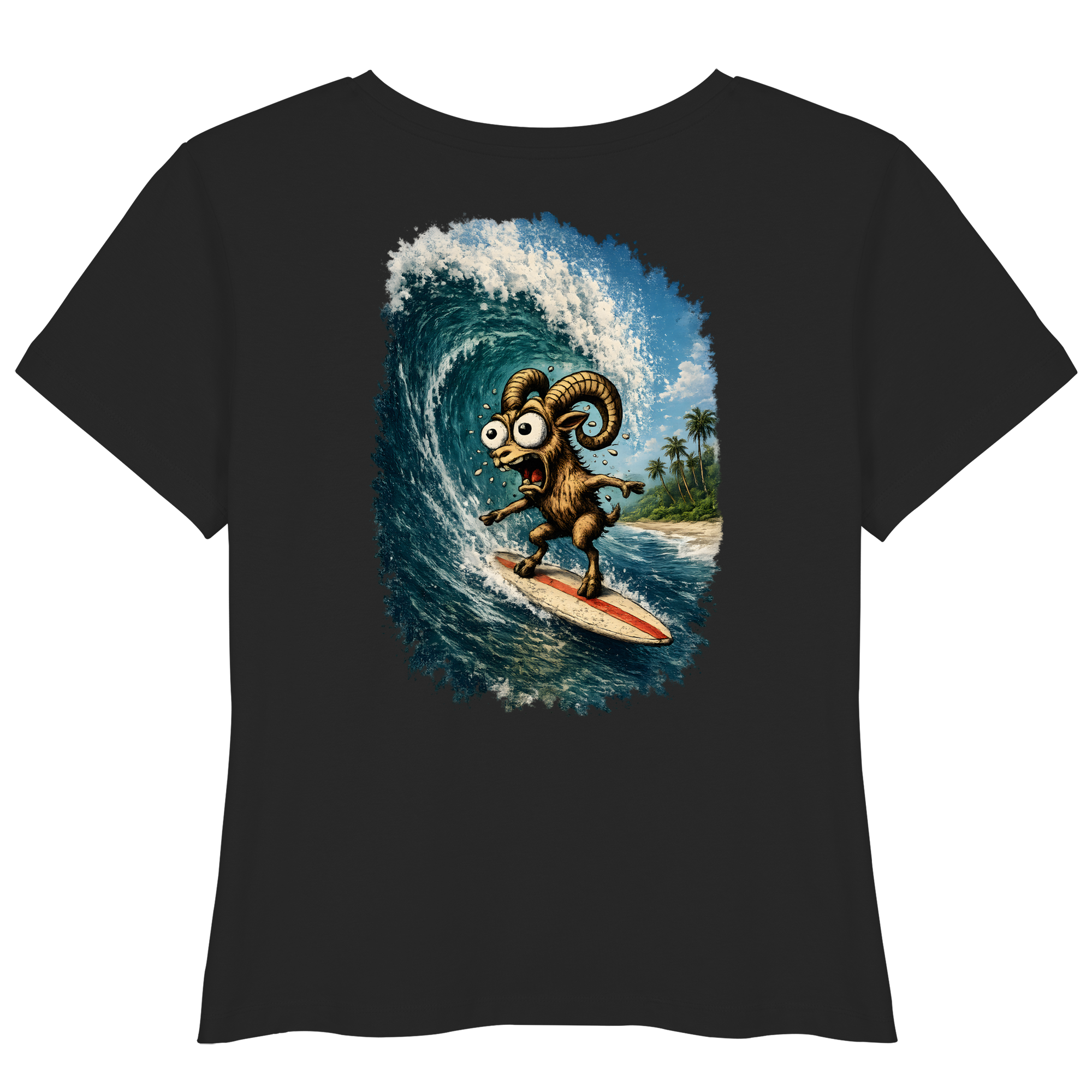Tiefenblick Urlaub Fun  - Womens Organic Lightweight T-Shirt