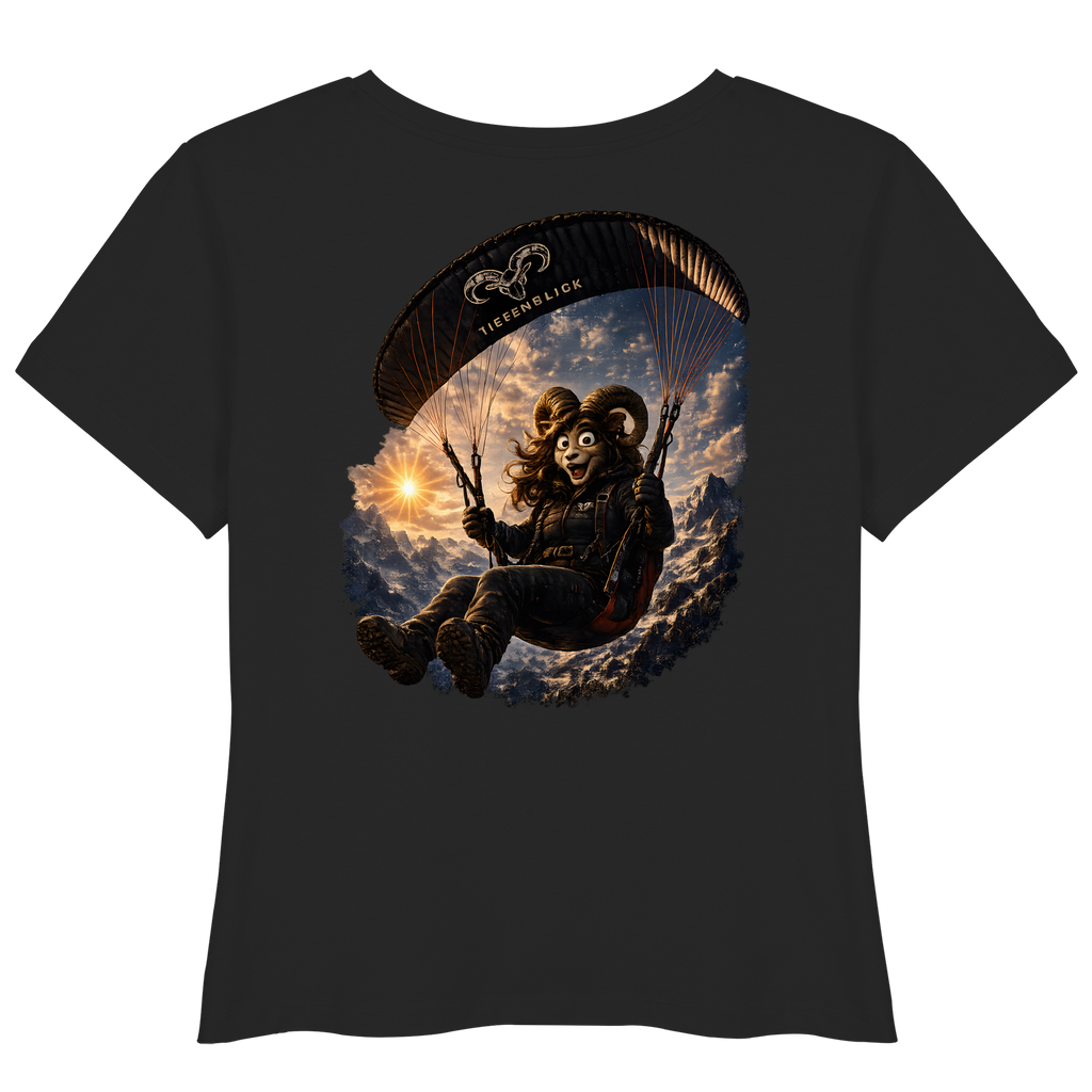 Tiefenblick Paraglider  - Womens Organic Lightweight T-Shirt