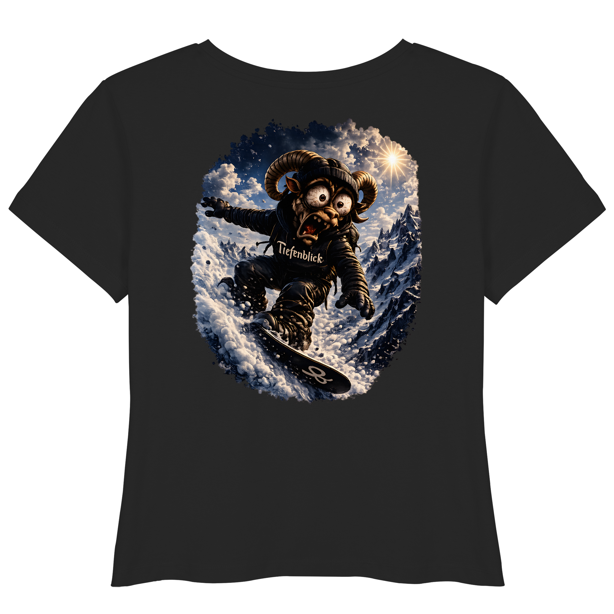 Tiefenblick Snowboarden - Womens Organic Lightweight T-Shirt