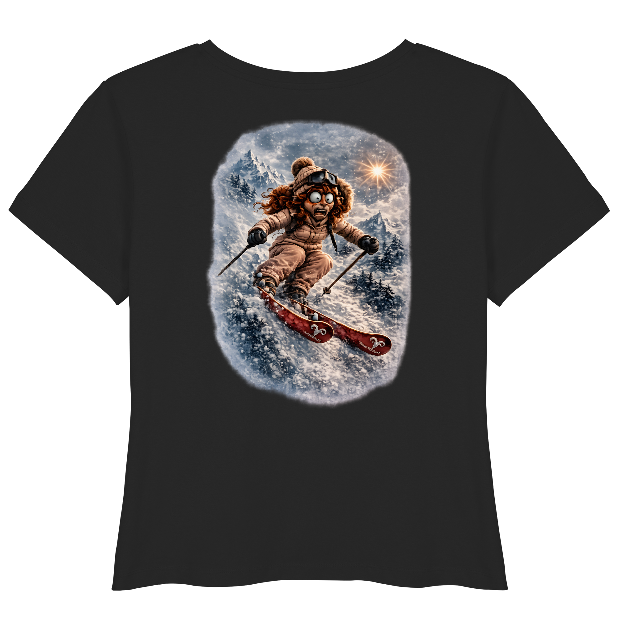 Tiefenblick Ski - Womens Organic Lightweight T-Shirt