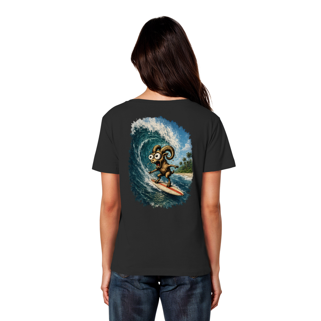 Tiefenblick Urlaub Fun  - Womens Organic Lightweight T-Shirt