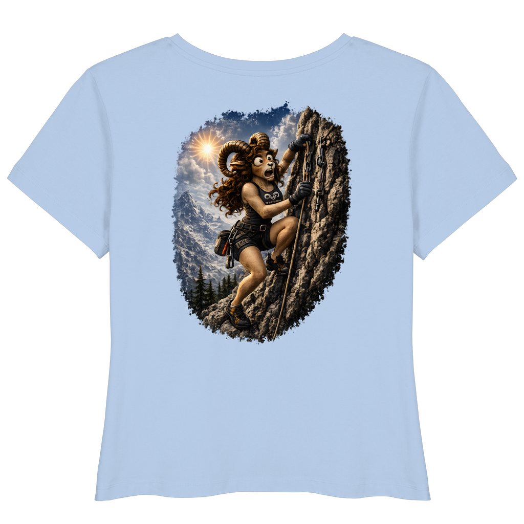 Tiefenblick Klettern - Womens Organic Lightweight T-Shirt
