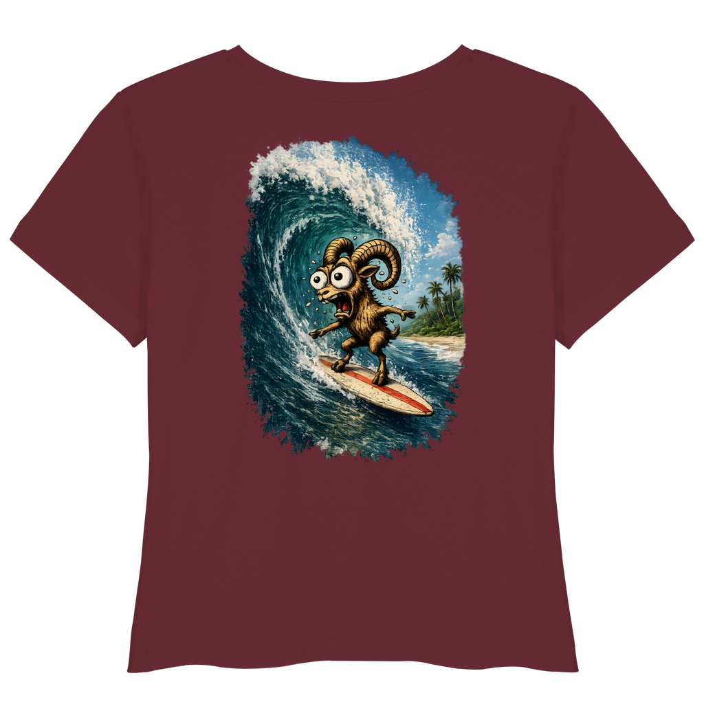 Tiefenblick Urlaub Fun  - Womens Organic Lightweight T-Shirt
