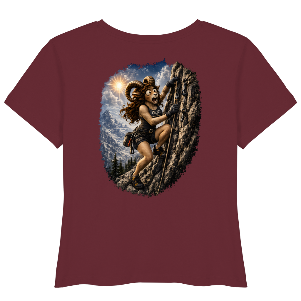 Tiefenblick Klettern - Womens Organic Lightweight T-Shirt