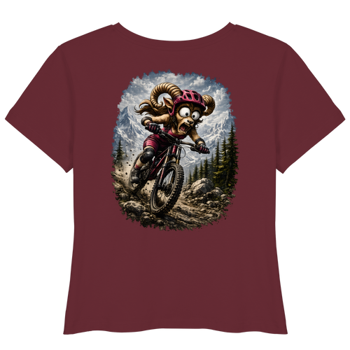 Tiefenblick Downhill - Womens Organic Lightweight T-Shirt