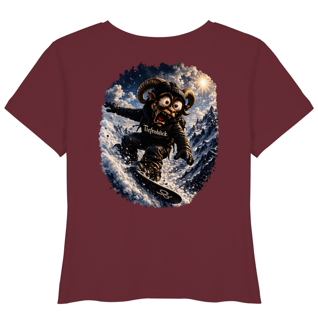 Tiefenblick Snowboarden - Womens Organic Lightweight T-Shirt