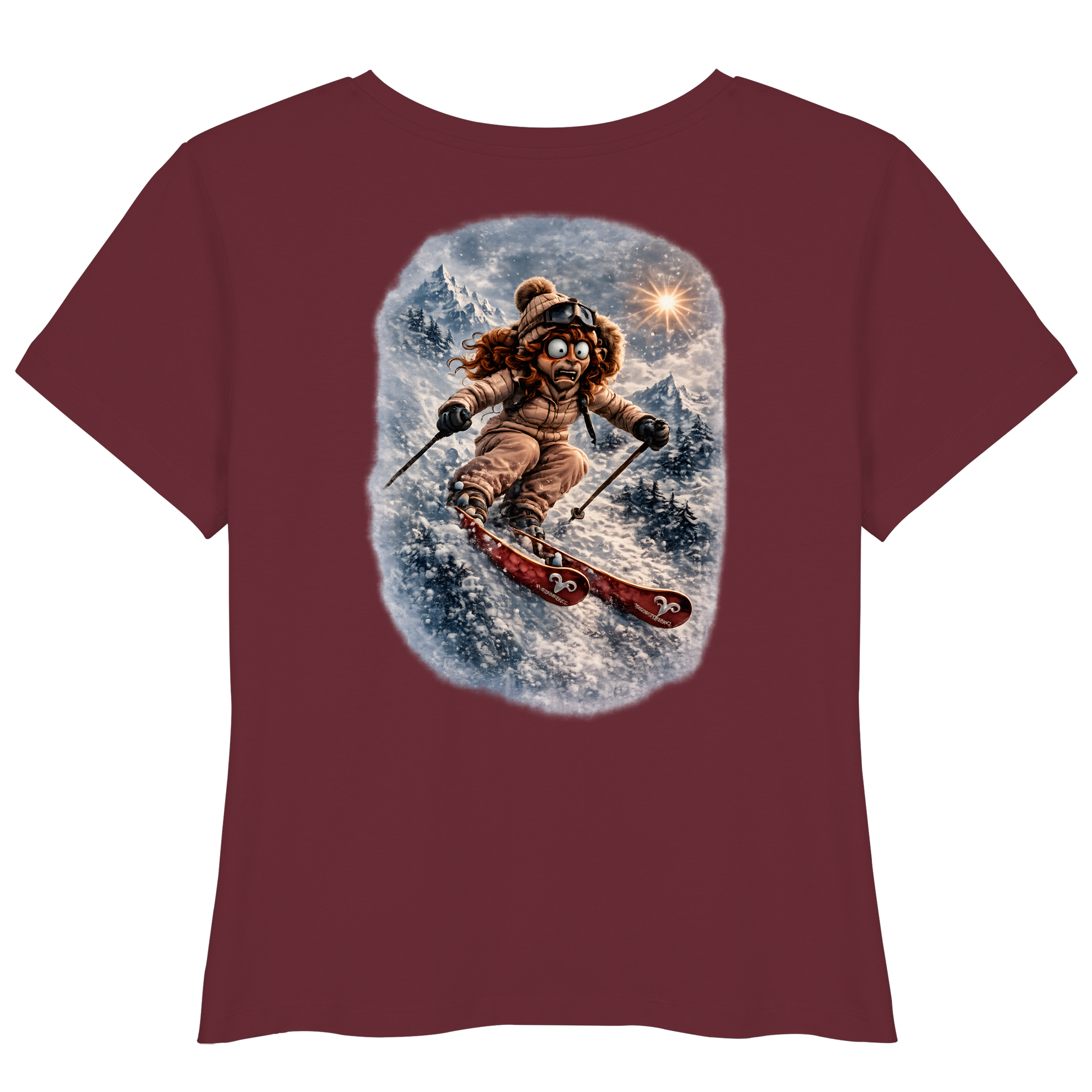 Tiefenblick Ski - Womens Organic Lightweight T-Shirt