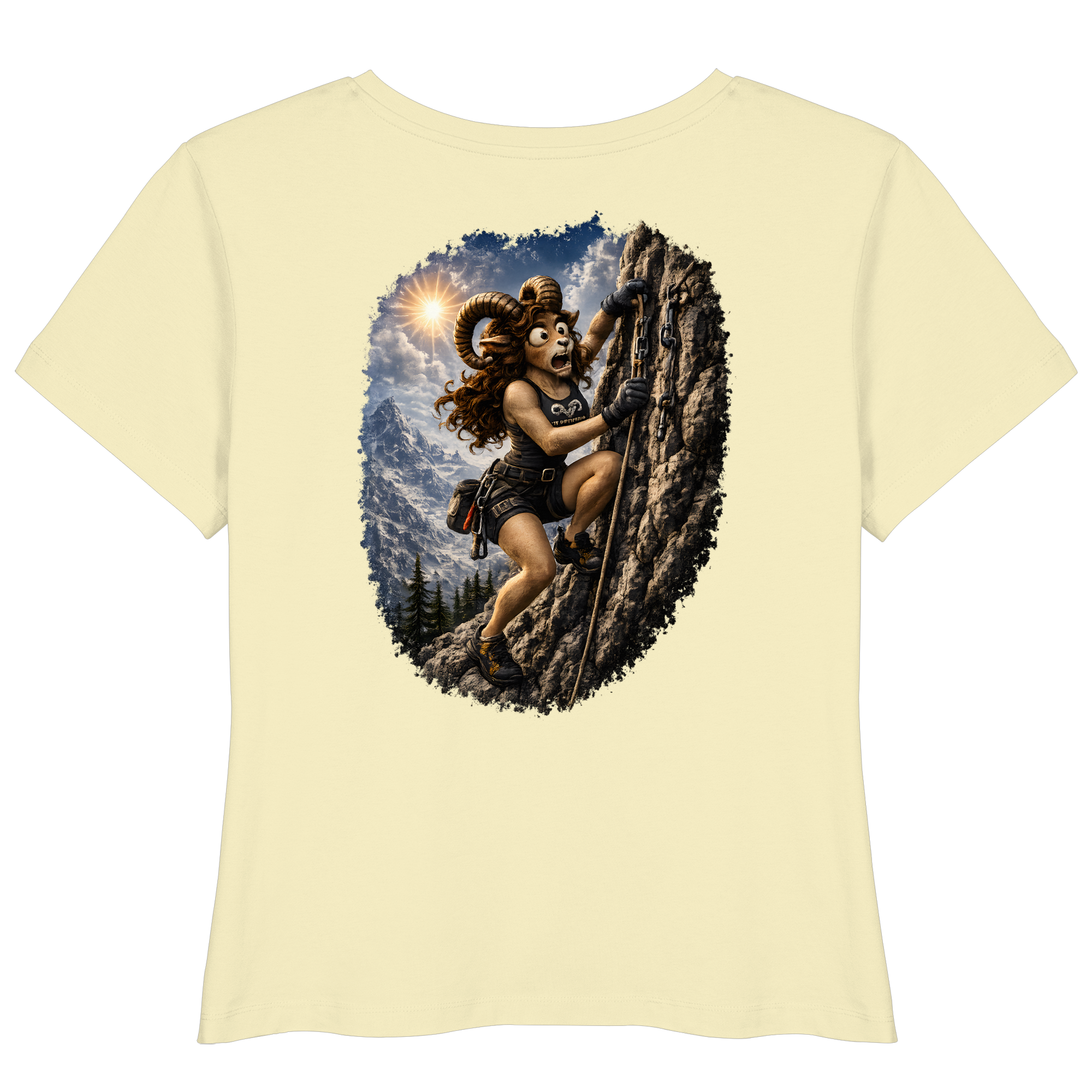 Tiefenblick Klettern - Womens Organic Lightweight T-Shirt