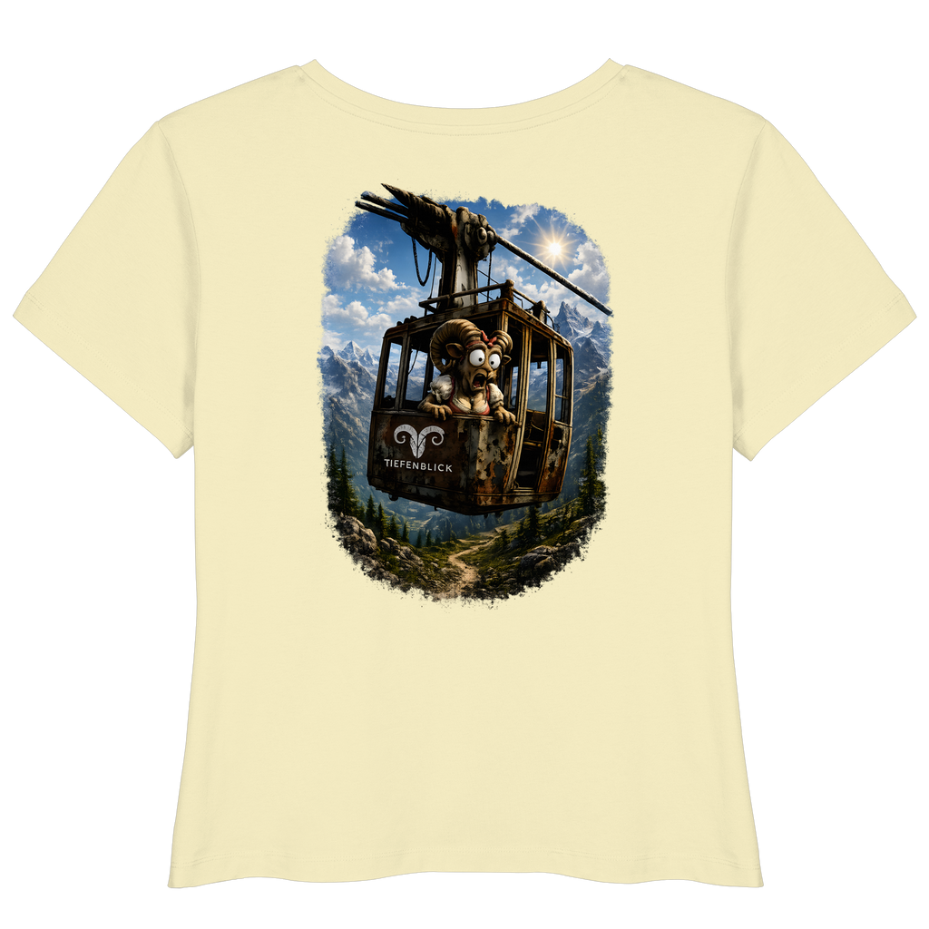 Tiefenblick Adrenalin Gondel Fun - Womens Organic Lightweight T-Shirt